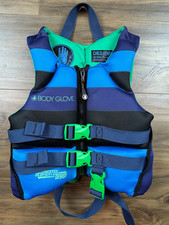 Body Glove Life Jacket Segmented Design Child 33-55lbs Blue Green USCG Approved