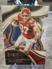 2023 PANINI SELECT TRAVIS KELCE CLUB LEVEL WHITE PRIZM DIE-CUT /199