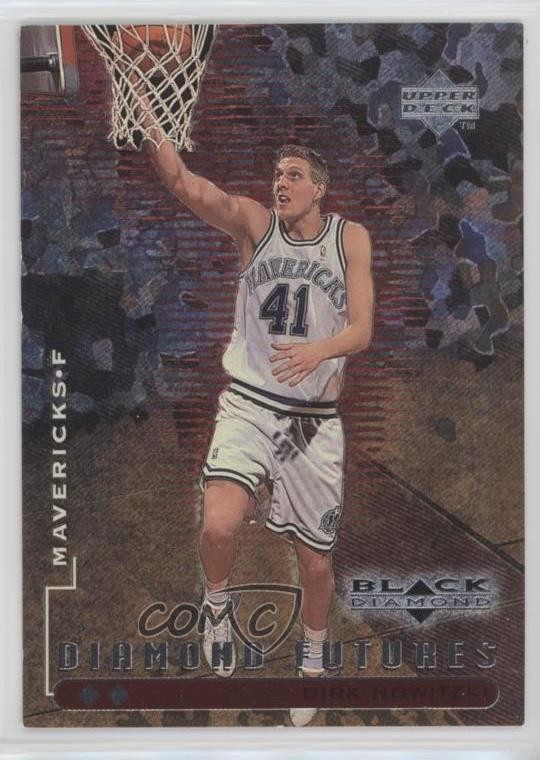 1998 UD Black Diamond Futures Double Diamond 979/2500 Dirk Nowitzki #92 Rookie