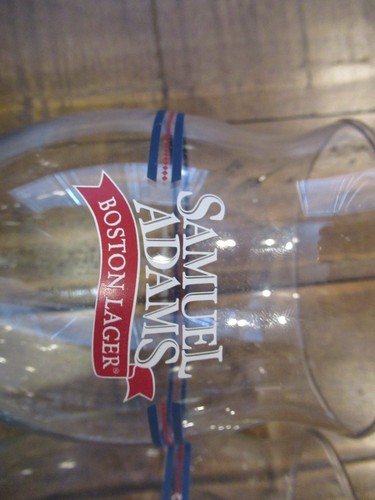 Lot de 2 verres à pinte en verre à bière rayure bleue Sam Adams Boston Lager - Photo 6/13