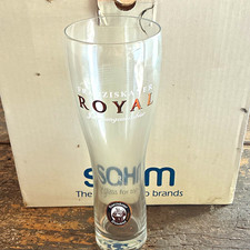 6x Franziskaner Royal Jahrgangsweissbier Biergl&auml;ser, 6er Set im Originalkarton