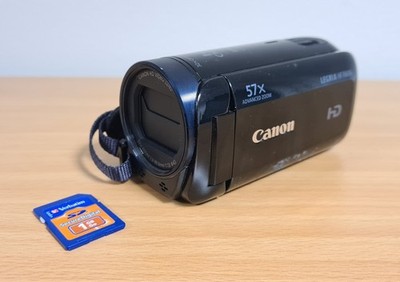 CANON Legria HF R606 Compact Full HD Camcorder, black, tested