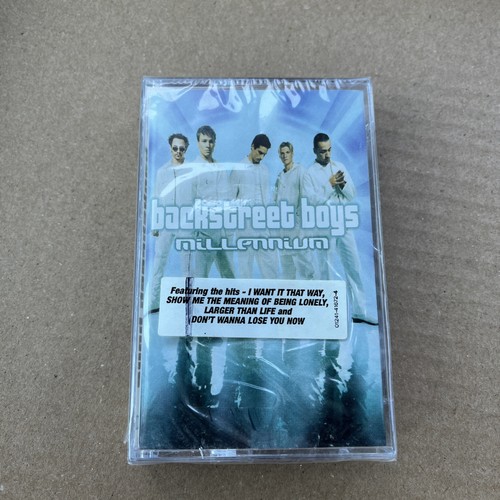 SELTENE BACKSTREET BOYS MILLENNIUM KASSETTE 1999 USA EDITION HYPE STICKER VERSIEGELT