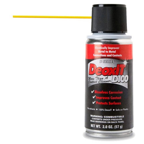 Caig DeoxIT Kontaktspray D100S-2 Kontakt-Reiniger mit Mikrofasertuch - Picture 3 of 5