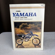 Vtg Clymer Yamaha YZ125 1994-1999 Dirt Bike Service Repair Manual Book M497