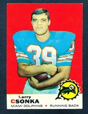 1969 TOPPS Football #120 LARRY CSONKA RC EX/EXMT