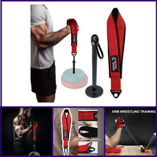 Arm Wrestling Training Strap Belt Hand Grip Arm Finger Forearm Exerciser Strengt
