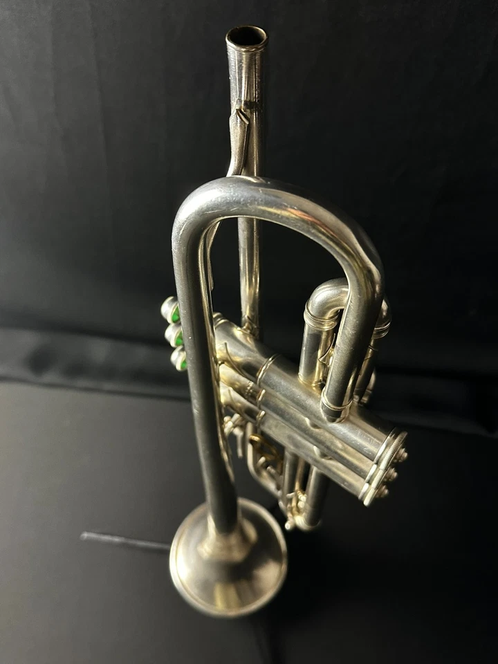 Trompeta de plata Frank Holton (de colección, finales de 1920) Foto 3 de 4