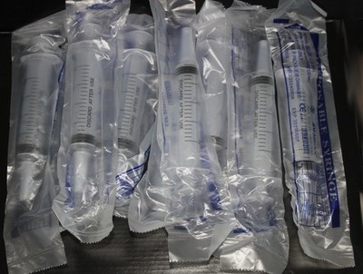 20 ml cc Syringes 11 Pieces Catheter Tip No Needles Exp  9/2029