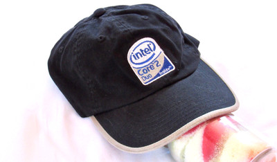 Vintage New Intel Core 2 Duo Computer Embroidered Baseball Cap Hat 100% Cotton
