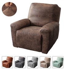 Faux leather Recliner Sofa Covers Waterproof Stretch Furniture Slipcover