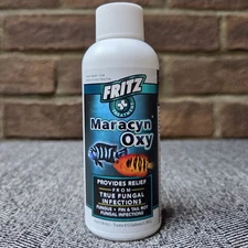 Fritz Aquatics Maracyn Oxy Fungal Treatment Freshwater Saltwater Aquarium 4 oz