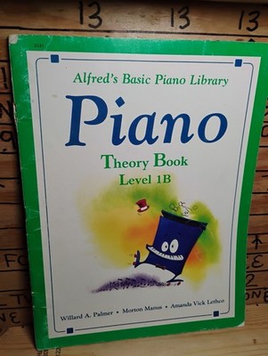 Alfred's Basic Piano Library Theory BookLevel 1B