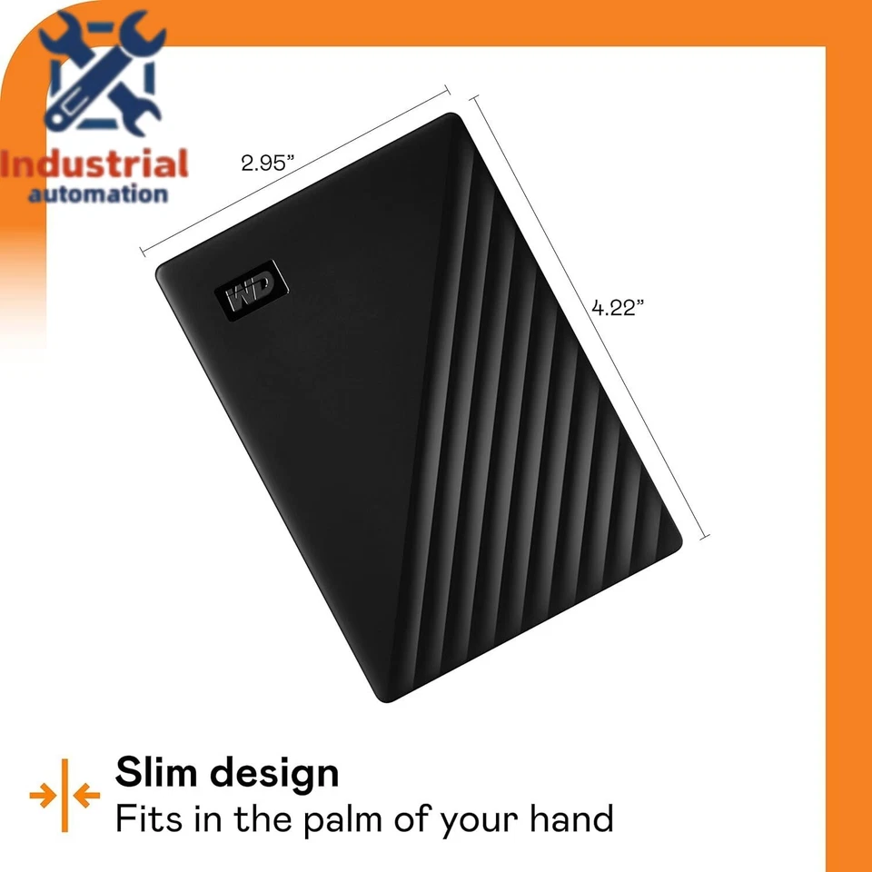WD 2TB My Passport Portable External Hard Drive (Black) WDBYVG0020BBK-WESN - Image 3 of 4
