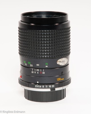 Minolta MC Rokkor QD Objektiv 3,5 135mm, gebraucht, vom Fachhandel