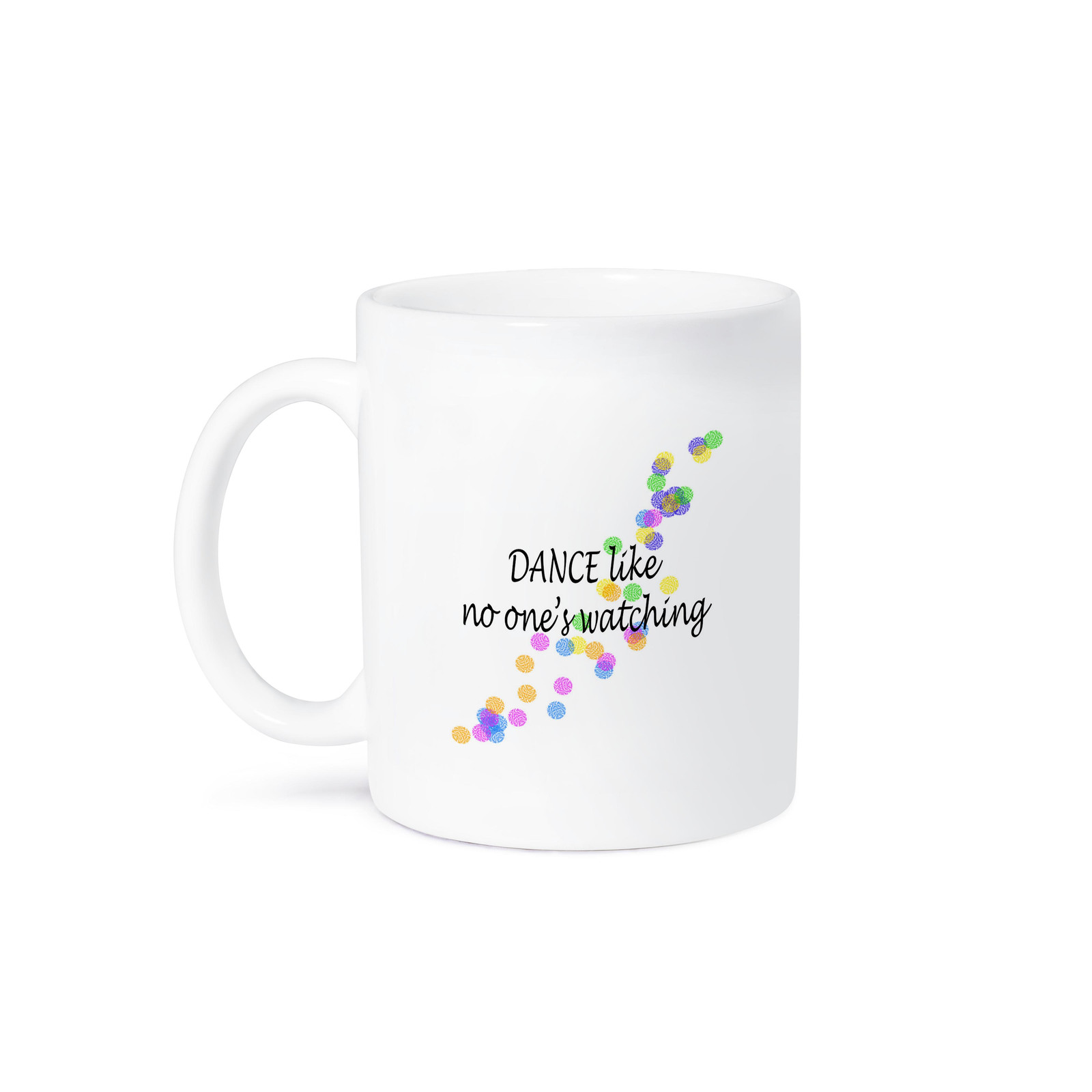 3DRose Dance Like No One's Watching Coffee Mug  