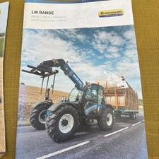 New Holland  LM Telehander range  20 page Brochure Leaflet 2017