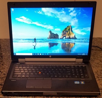 HP EliteBook 8760w INTEL i7 2.80 GHz 8GB RAM, 256 GB SAMSUNG SSD 17.3''Display