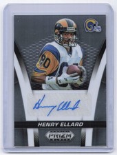 2025 Panini Prizm Black Football Henry Ellard Auto