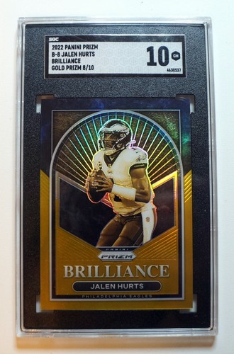 Jalen Hurts [Gold] #B-8 2022 Panini Prizm Brilliance card