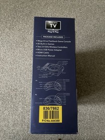 Sega Mega Drive Flashback HD Console Classic Blue Boxed Fast Despatch Next Day