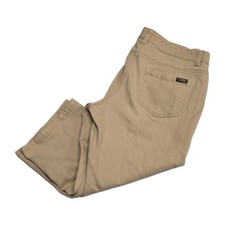 Dana Buchman Signature Wide Leg Cropped Pants Tan Women's Size 12