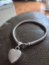 Bracciale Bracciali Snake Coda Di Topo Argento 925 37 Grammi 21 Cm