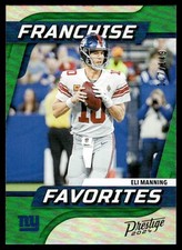 2024 Prestige Franchise Favorites Xtra Points Green Eli Manning 107/149 New York