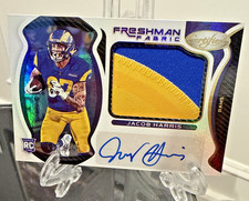 2021 Panini Certified - Freshman Fabric Jacob Harris Auto Patch Serial #238 /499