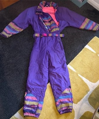 Vintage Skianzug 80 S LUHTA UK 10 (RBBI) sehr guter Zustand  
