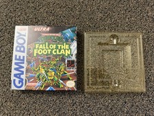 Teenage Mutant Ninja Turtles Fall of Foot Clan Game Boy Gameboy Box/tray Only!