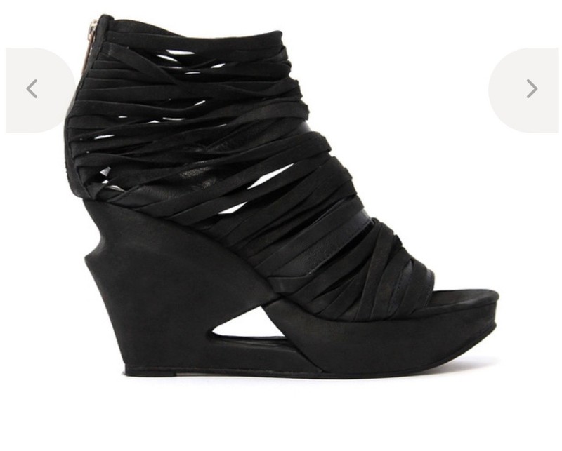 LD TUTTLE- The Float  wedge size 39 black leather