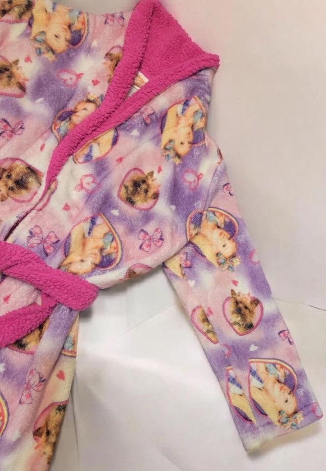 Albornoz niña talla 5/6 JOJO SIWA con corbata rosa Foto 3 de 4