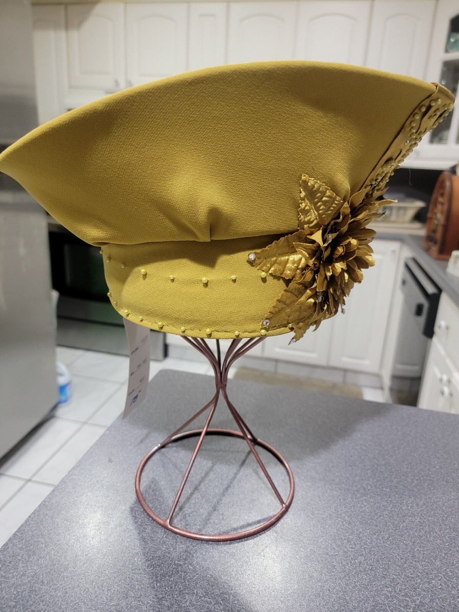 Milano Paris New York Elegant Hat w/ Matching Purse - Olive  display picture 2