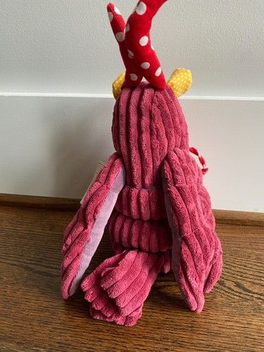 Les Deglingos MOLOS Crazy LOBSTER Soft Toy Plush Ribbed Velvet 11" NEW GIFT Rare - Picture 8 of 10