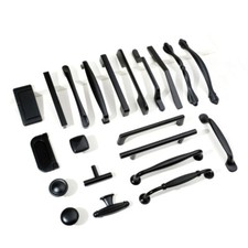 T Bar Handles Kitchen Cabinet Door Cupboard Handle Black Aluminum Alloy Handle