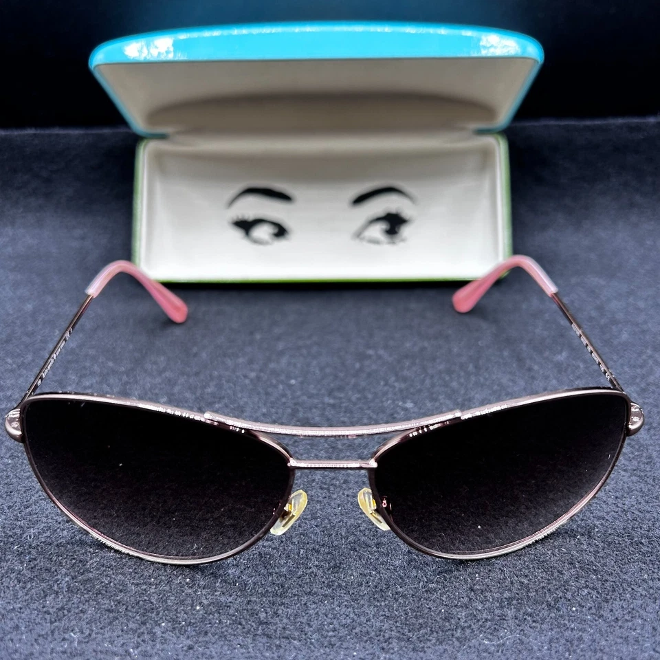 Gafas de sol Kate Spade Ally 3/S doradas con lentes degradadas 60-15-135 aviador usadas Foto 2 de 4