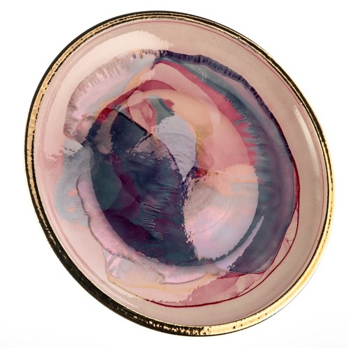 Bruce Fairman Studio Pottery Ceramic Plate w/ Glossy Drip Glaze 3lbs 13in USA - Picture 4 of 24