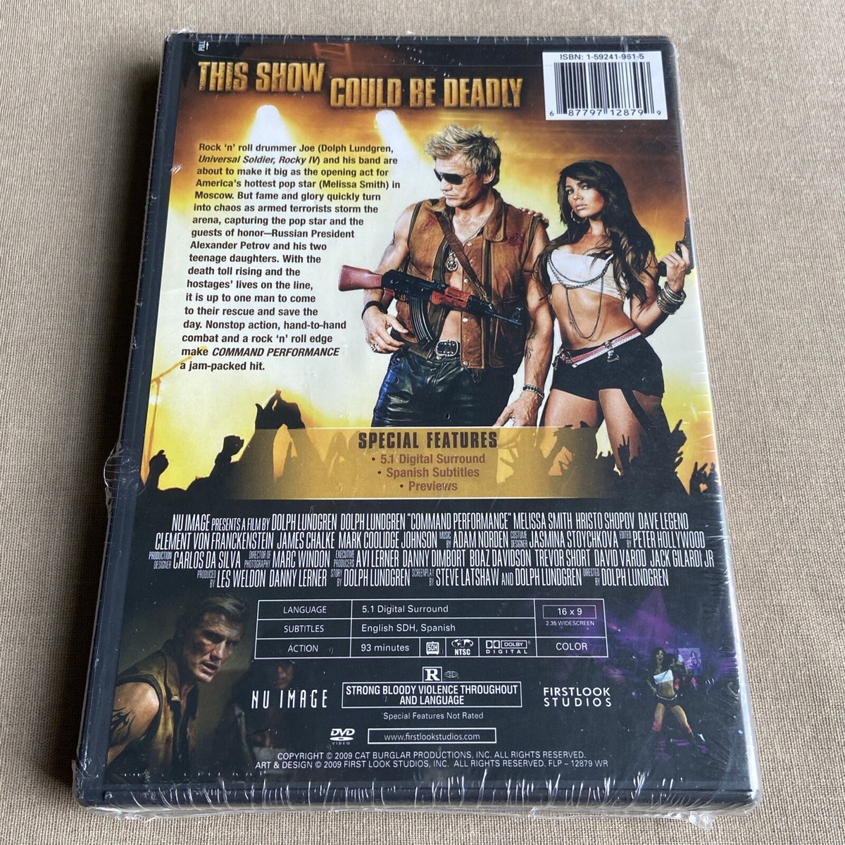 Command Performance (DVD NEW 2009) Action Thriller Dolph Lundgren