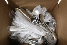 Wholesale Mixed Flatware Silverware Forks Knives Spoons 10lbs About 90 Pieces