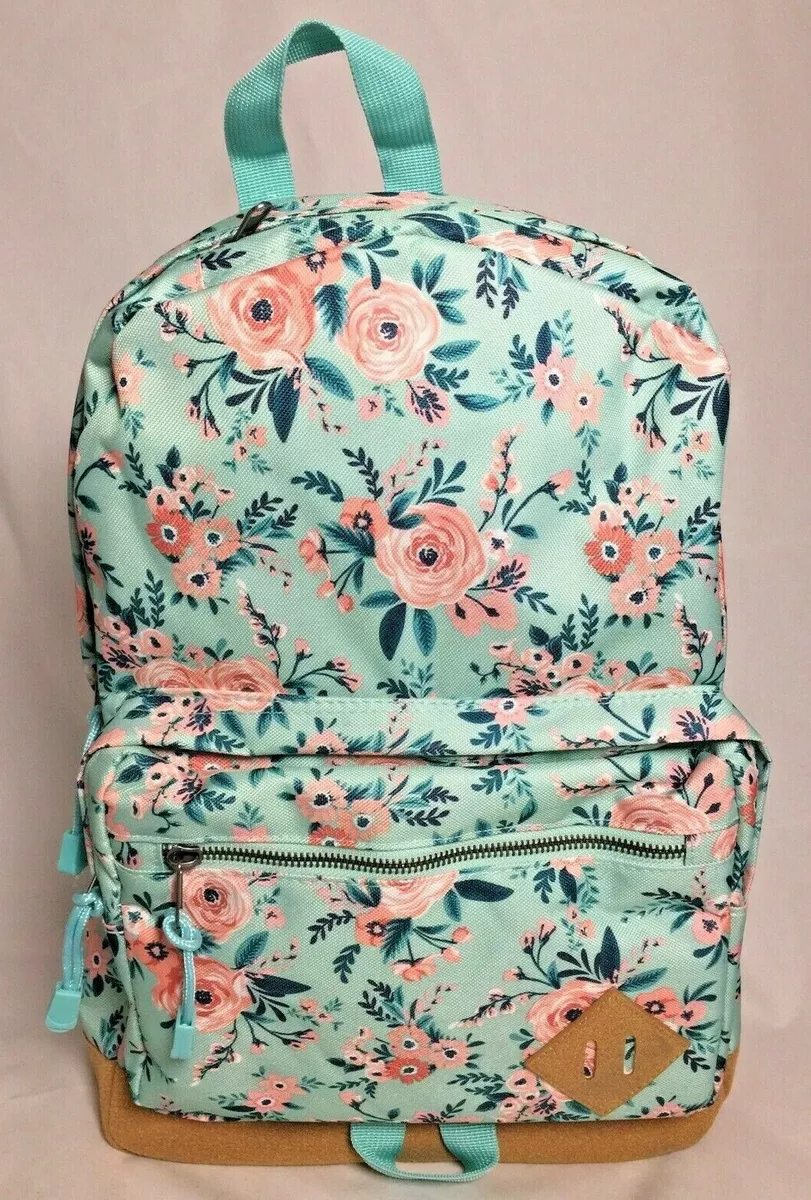 No boundaries mint clearance floral dome backpack
