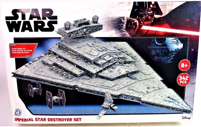 STAR WARS  Imperial Star Destroyer & 3 Small Ships, Disney 4D Puzzle 342 Pc. NEW