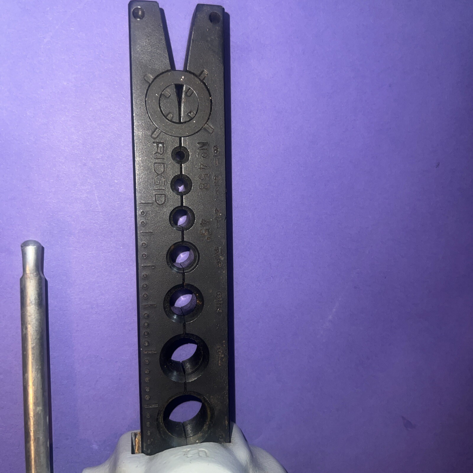 RIDGID Model No. 458 Flaring Tool 45° Degree Flare 1/8" 3/4" USA MADE
