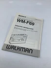 MANUAL ONLY Vintage Instruction Manual SONY WALKMAN  WM-F69