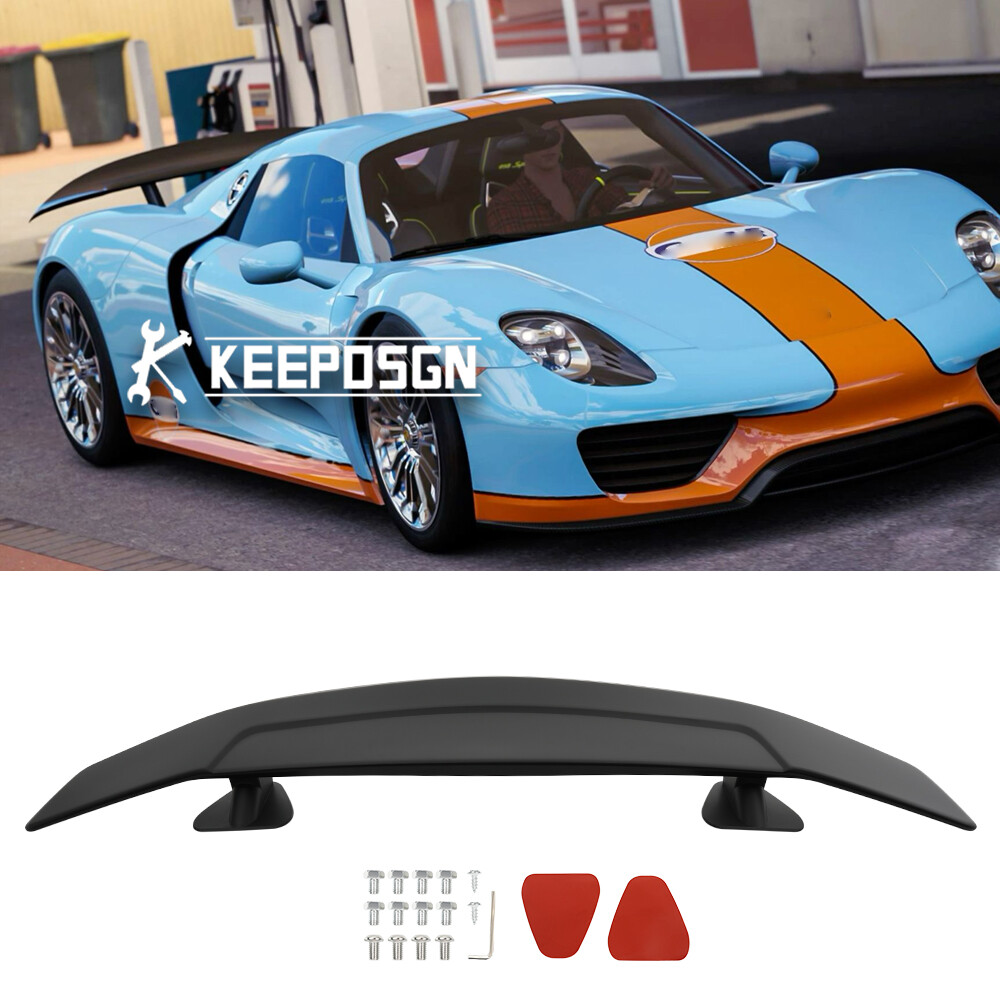 For Porsche 918 Spyder Coupe 46" Sport Rear Trunk Spoiler GT Style Wing Matte