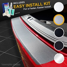 Audi A6 Estate 2011+ Grey Carbon Vinyl Rear Bumper Protector + KIT!