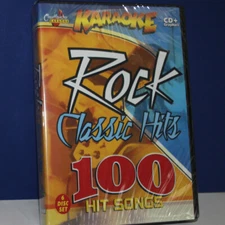 ROCK CLASSICS Chartbuster CB-494 KARAOKE 6 CD+G NEW DISCS in WHITE SLEEVES