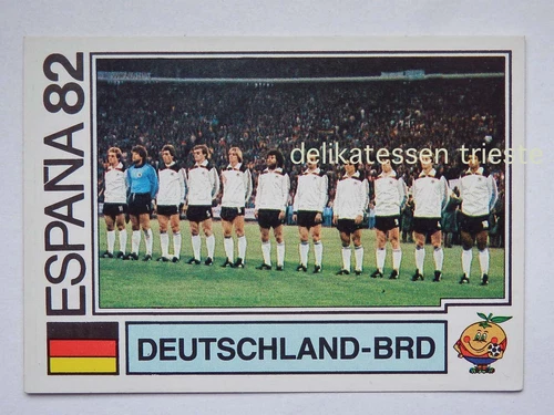 PANINI ESPANA 82 figurina 111 DEUTSCHLAND calcio Spagna 1982 non attaccata NEW