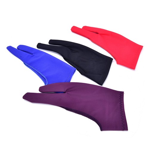 Two Finger Anti-fouling Glove For Artist Drawing & Pen Graphic Tablet Pad SL-b - Photo 6/16