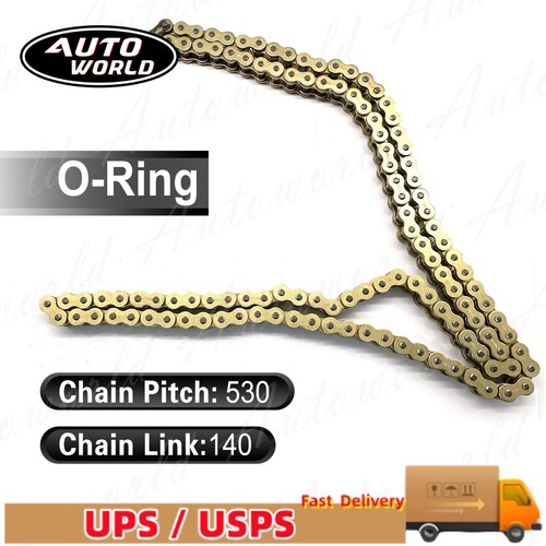 530 Pitch 140 Link Drive Chain For Suzuki GSXR1000 2009-2016 2015 2014 2013 2012 - Imagen 9 de 9